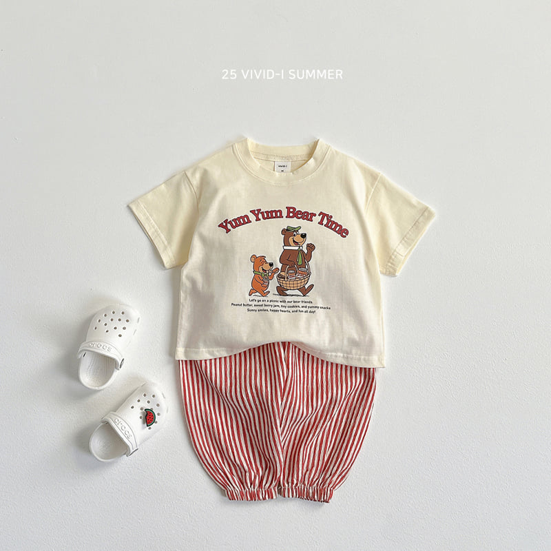 Vivid I - Korean Children Fashion - #fashionkids - Vertical Stripe Pants - 5