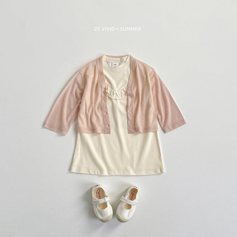Vivid I - Korean Children Fashion - #fashionkids - V Frill One-piece - 9