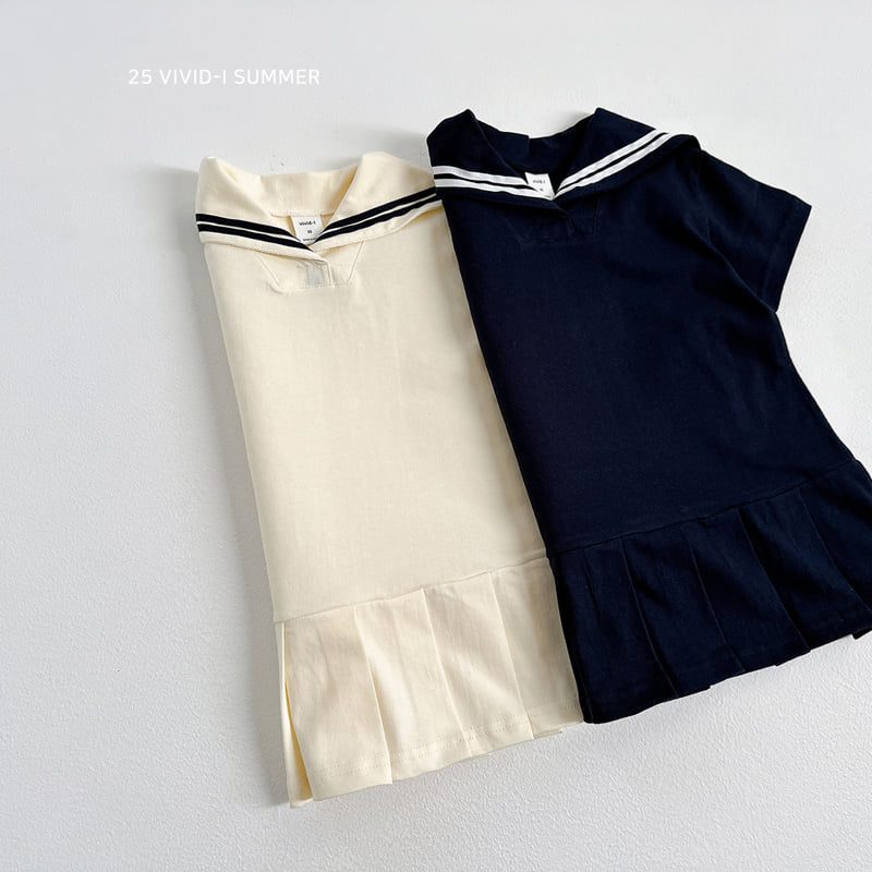 Vivid I - Korean Children Fashion - #kidsshorts - Sailor One-piece - 7