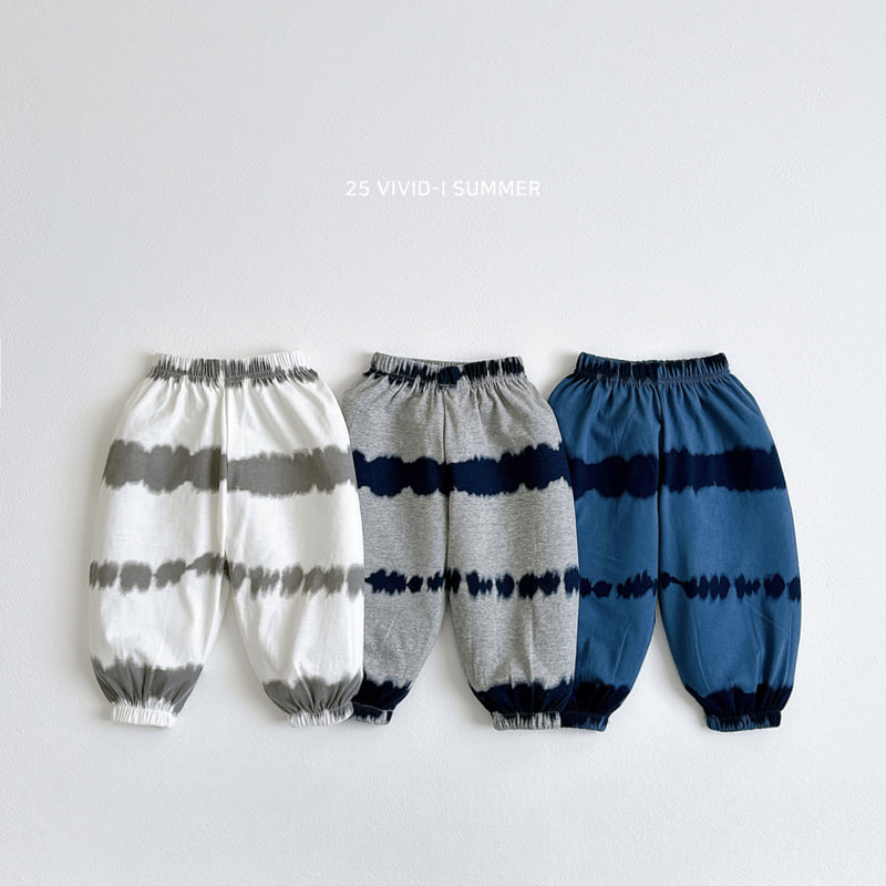 Vivid I - Korean Children Fashion - #kidsshorts - Tie Water Printed Pants