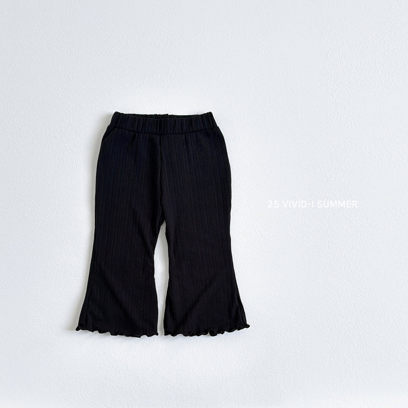 Vivid I - Korean Children Fashion - #kidsshorts - Pleats Wave Pants - 5