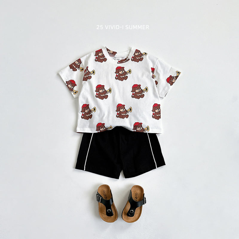 Vivid I - Korean Children Fashion - #kidsshorts - Summer Pop Art Set - 8