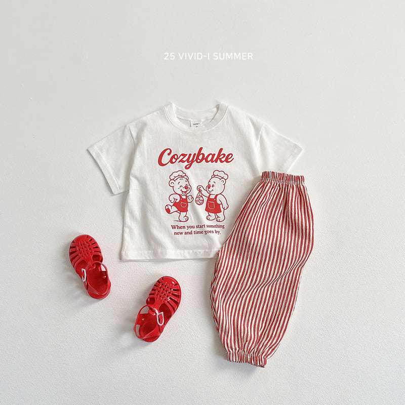 Vivid I - Korean Children Fashion - #kidsshorts - Vertical Stripe Pants - 6