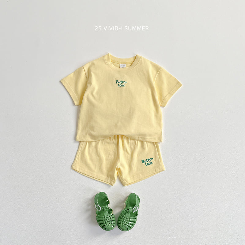 Vivid I - Korean Children Fashion - #kidsshorts - Velvet Embroidery Set - 3