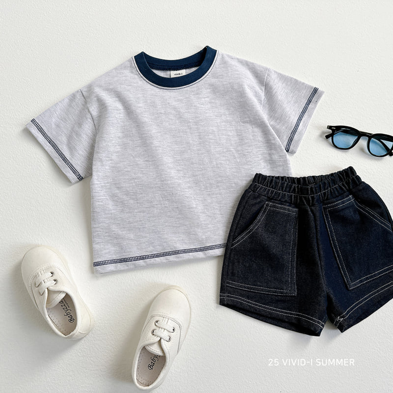 Vivid I - Korean Children Fashion - #kidsstore - Raglan Stitch Tee - 11