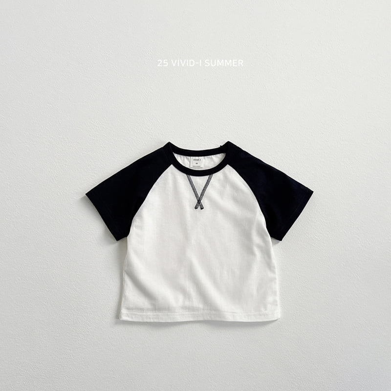 Vivid I - Korean Children Fashion - #kidsstore - V-Stitch Raglan Tee - 6
