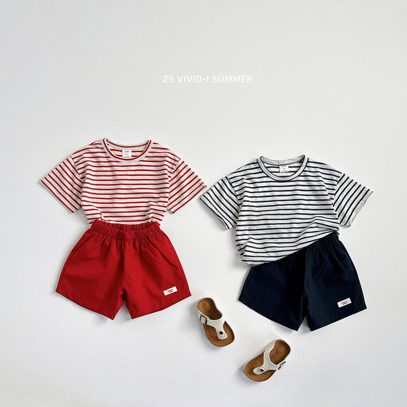 Vivid I - Korean Children Fashion - #kidsstore - Label Point Pants - 6
