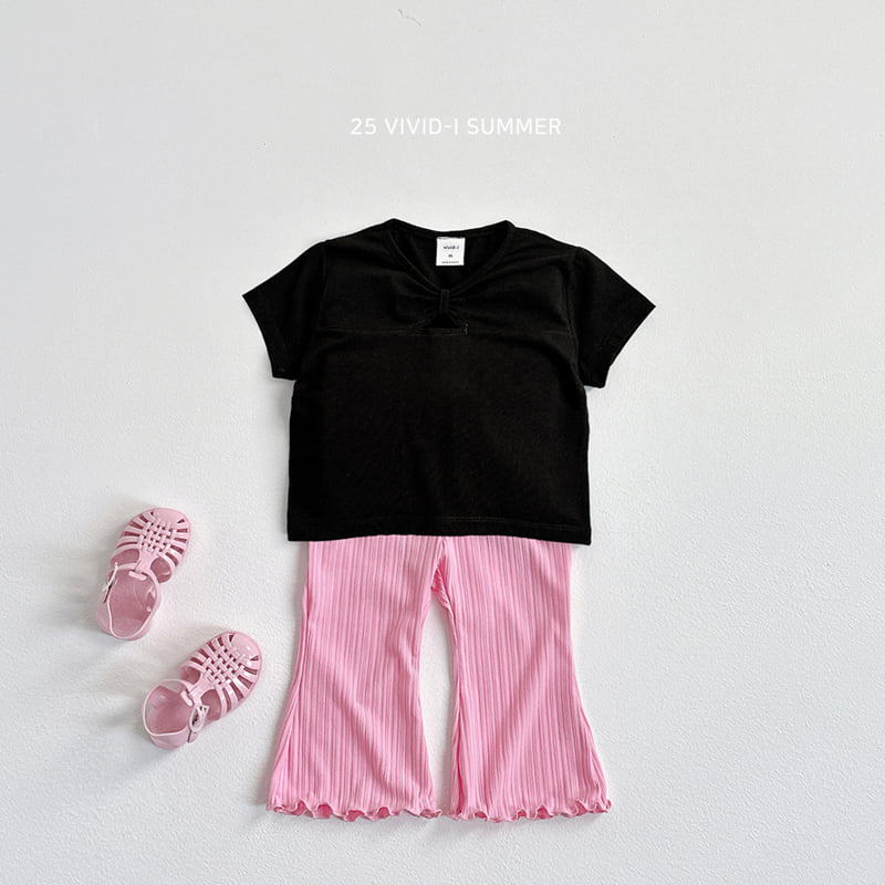 Vivid I - Korean Children Fashion - #kidsstore - Pleats Wave Pants - 6