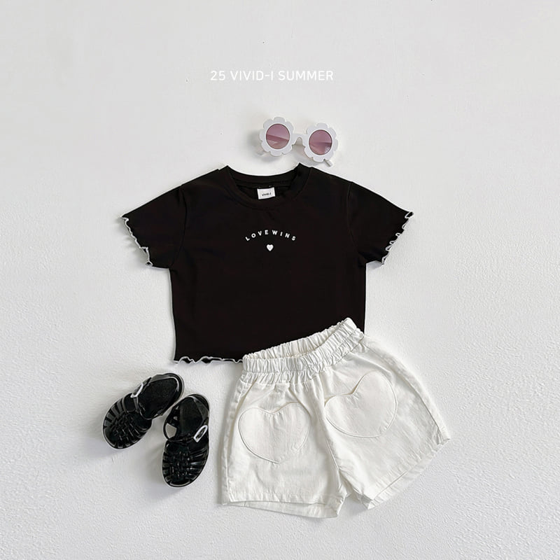 Vivid I - Korean Children Fashion - #kidsstore - Heart Pocket Shorts - 10