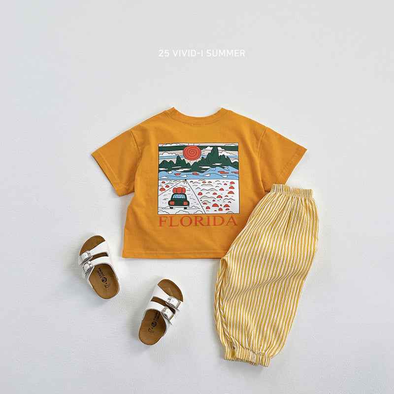 Vivid I - Korean Children Fashion - #kidsstore - Florida Short Sleeve Tee - 7