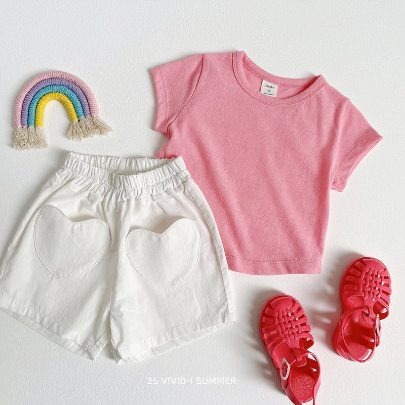 Vivid I - Korean Children Fashion - #kidsstore - Rounded Hem Long Tee - 11