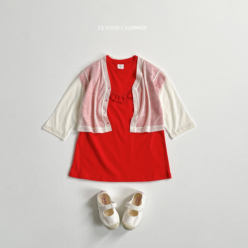 Vivid I - Korean Children Fashion - #kidsstore - V Frill One-piece - 11