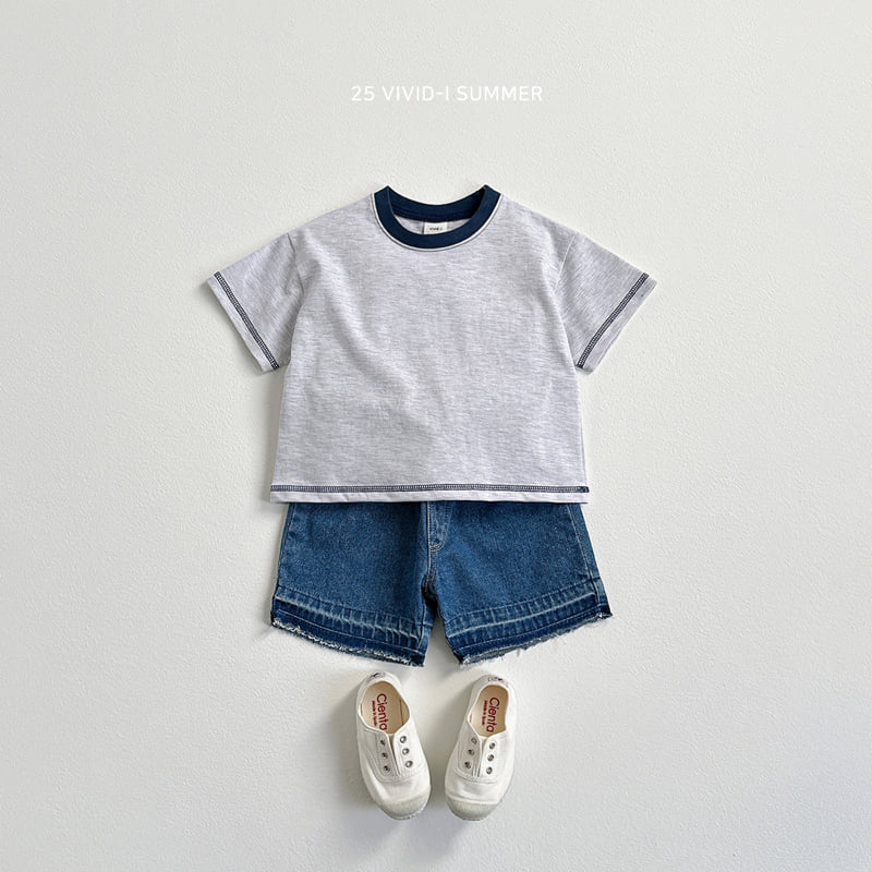 Vivid I - Korean Children Fashion - #kidzfashiontrend - Raglan Stitch Tee - 12