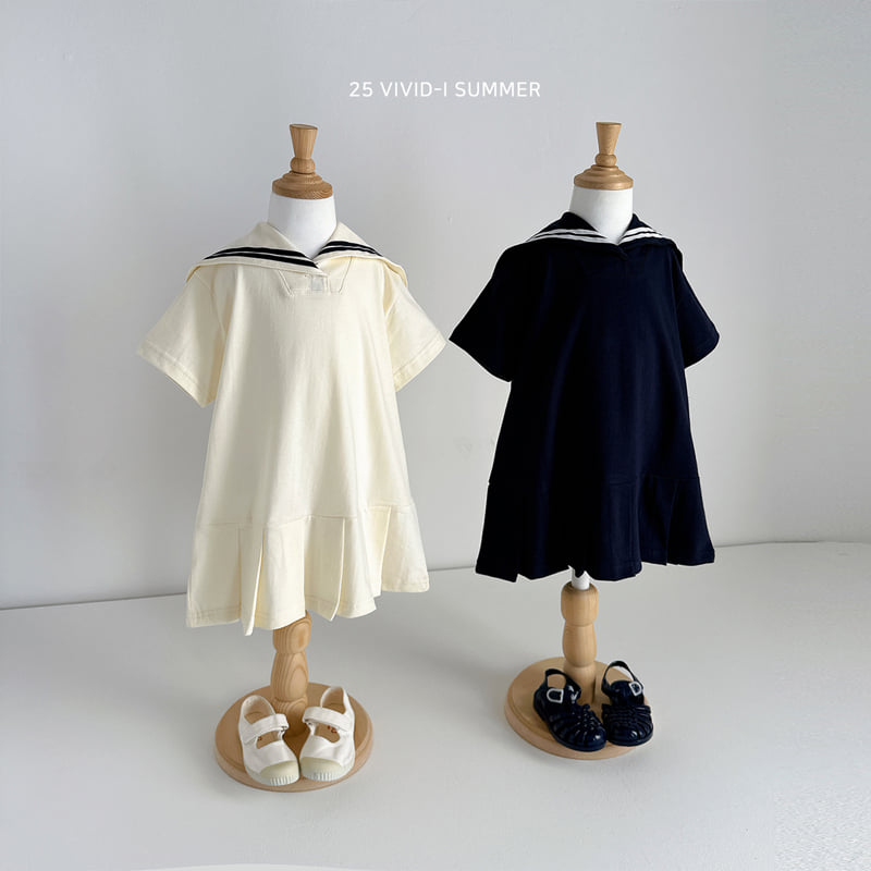 Vivid I - Korean Children Fashion - #kidzfashiontrend - Sailor One-piece - 9