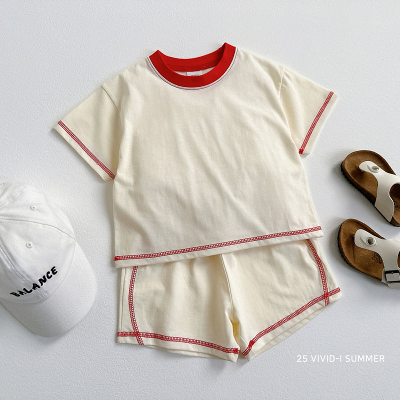 Vivid I - Korean Children Fashion - #kidzfashiontrend - Stitch Shorts - 10