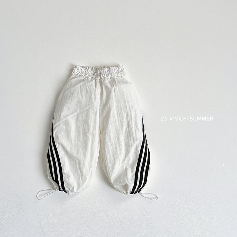Vivid I - Korean Children Fashion - #kidzfashiontrend - Line Track Pants - 5