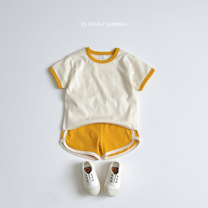Vivid I - Korean Children Fashion - #kidzfashiontrend - Color Ringer Set - 7