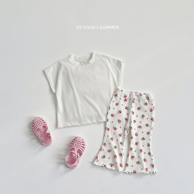 Vivid I - Korean Children Fashion - #kidzfashiontrend - Cool Knit Ribbed Set - 10