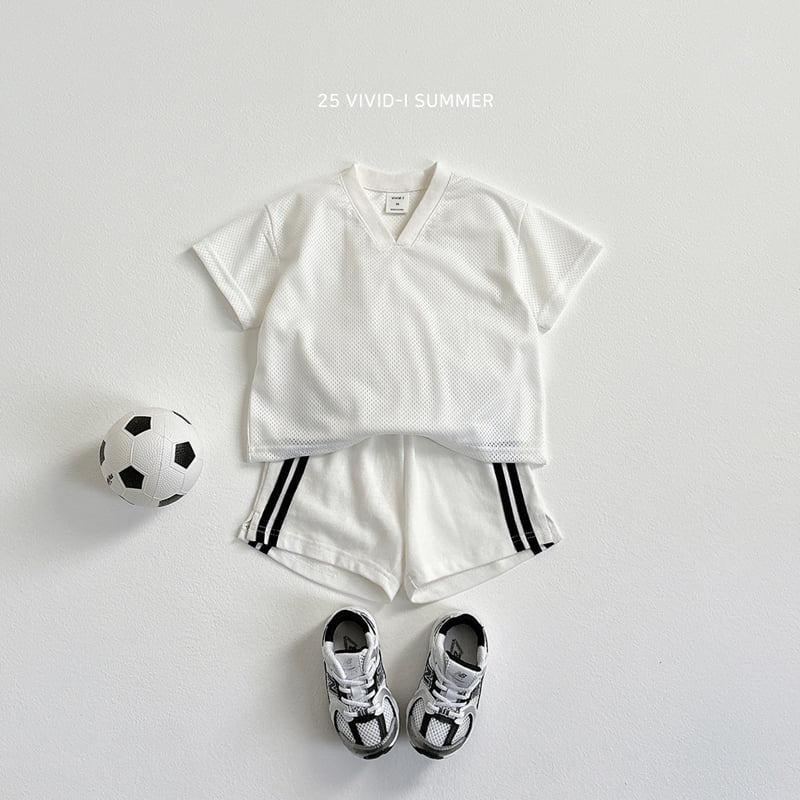 Vivid I - Korean Children Fashion - #kidzfashiontrend - Pique Line Pants - 5