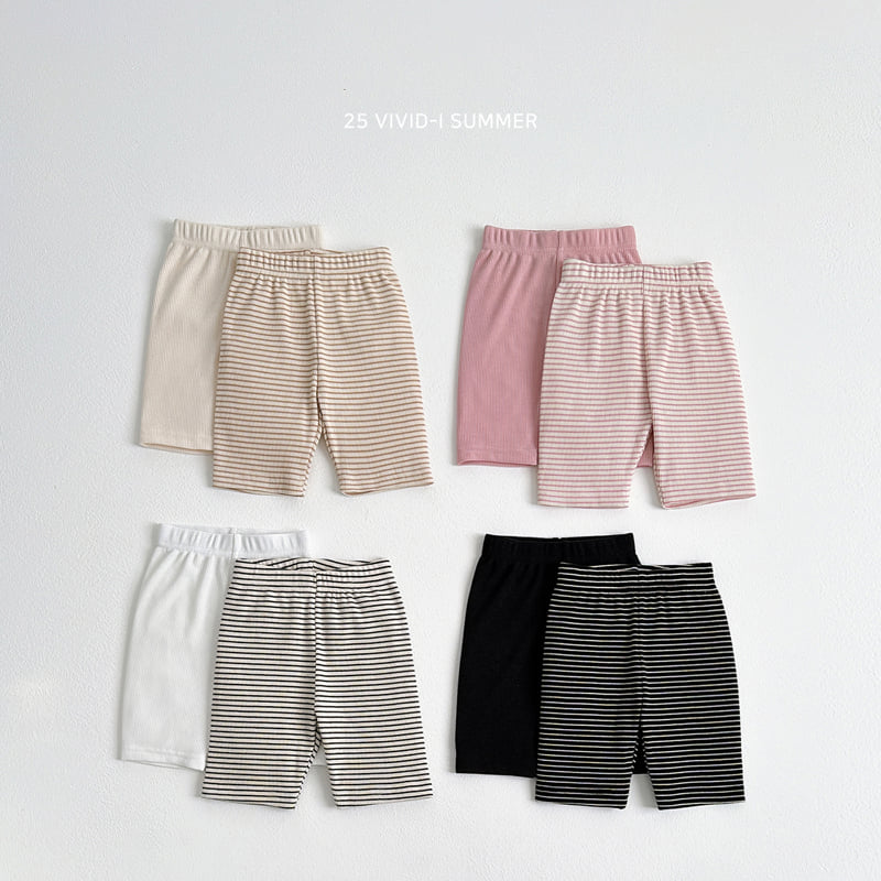 Vivid I - Korean Children Fashion - #kidzfashiontrend - One More Ribbed Leggings