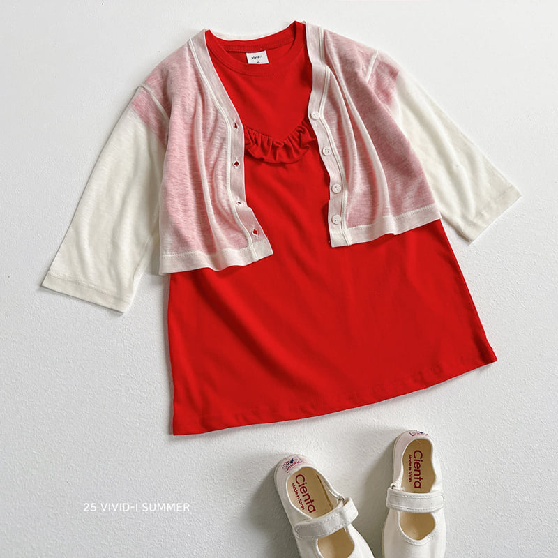 Vivid I - Korean Children Fashion - #kidzfashiontrend - V Frill One-piece - 12