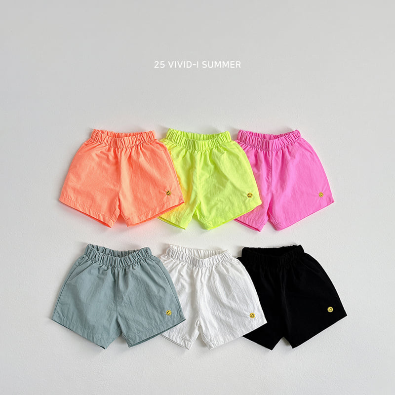 Vivid I - Korean Children Fashion - #littlefashionista - Smile Rustling Shorts