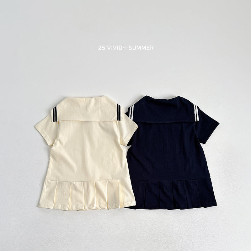 Vivid I - Korean Children Fashion - #littlefashionista - Sailor One-piece - 11