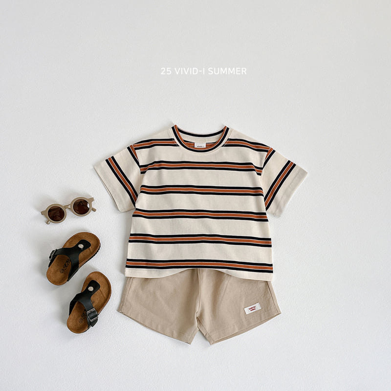 Vivid I - Korean Children Fashion - #littlefashionista - Multi Stripe Tee - 7