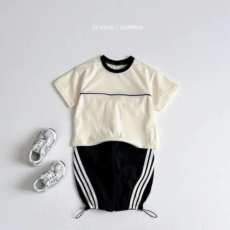 Vivid I - Korean Children Fashion - #littlefashionista - Line Track Pants - 7