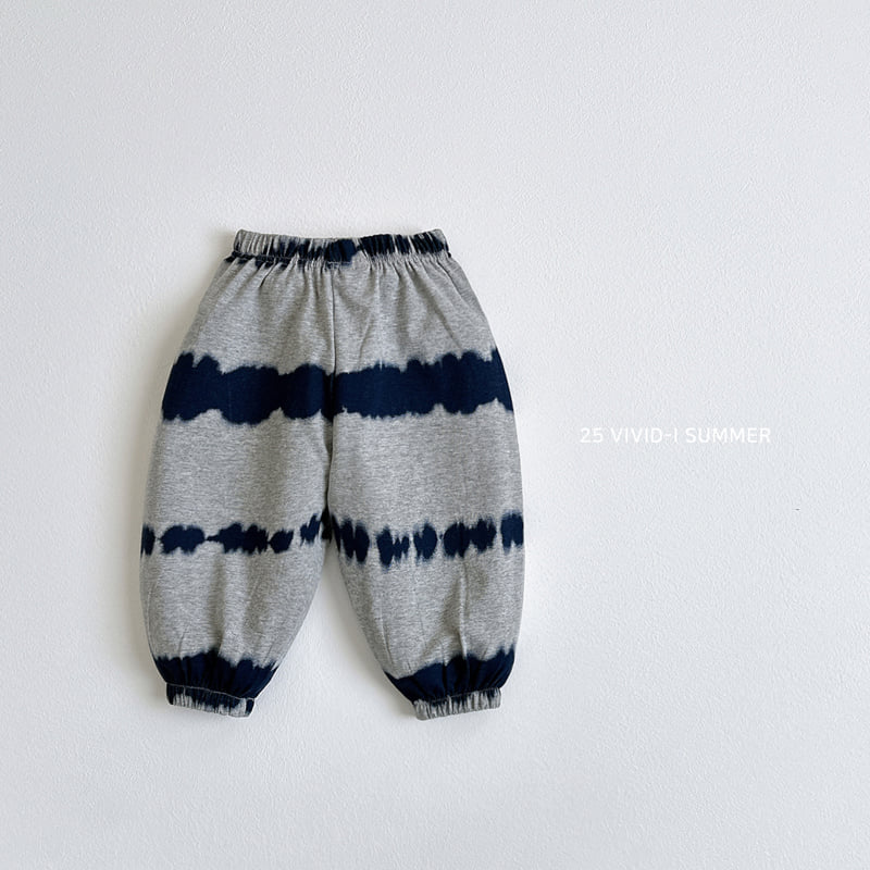 Vivid I - Korean Children Fashion - #littlefashionista - Tie Water Printed Pants - 5