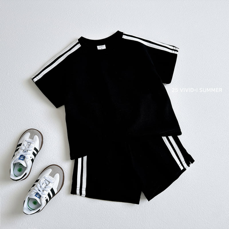 Vivid I - Korean Children Fashion - #littlefashionista - Pique Line Pants - 7