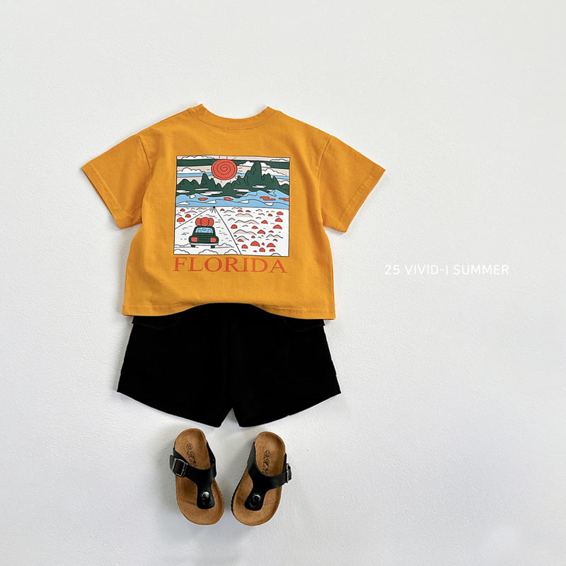 Vivid I - Korean Children Fashion - #littlefashionista - Florida Short Sleeve Tee - 10