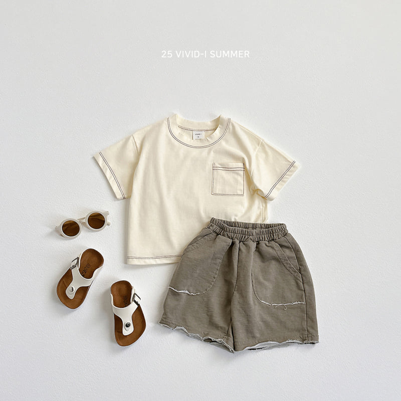 Vivid I - Korean Children Fashion - #littlefashionista - Pigment Shorts - 8