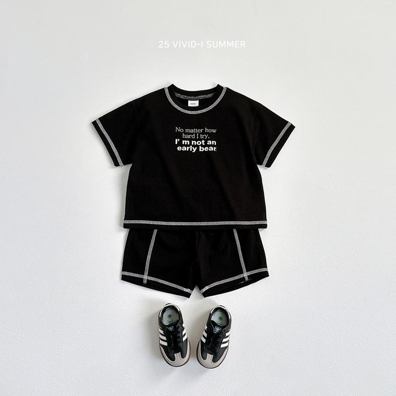 Vivid I - Korean Children Fashion - #littlefashionista - Short Sleeve Stitch Set - 7
