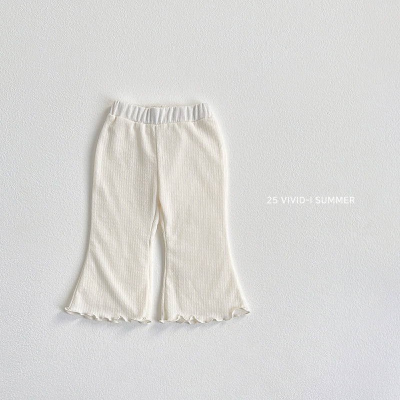 Vivid I - Korean Children Fashion - #littlefashionista - Soap Ribbed Bootscut Pants - 5