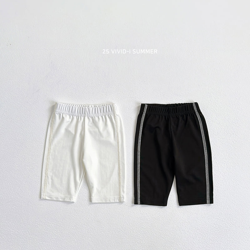 Vivid I - Korean Children Fashion - #magicofchildhood - Half Leggings