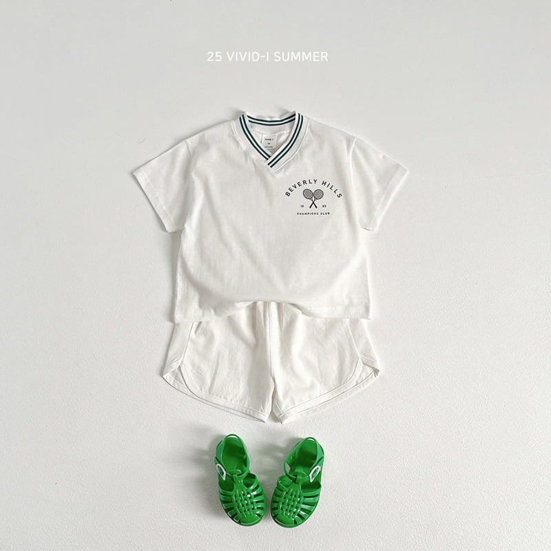 Vivid I - Korean Children Fashion - #magicofchildhood - Racket V-Neck Set - 9