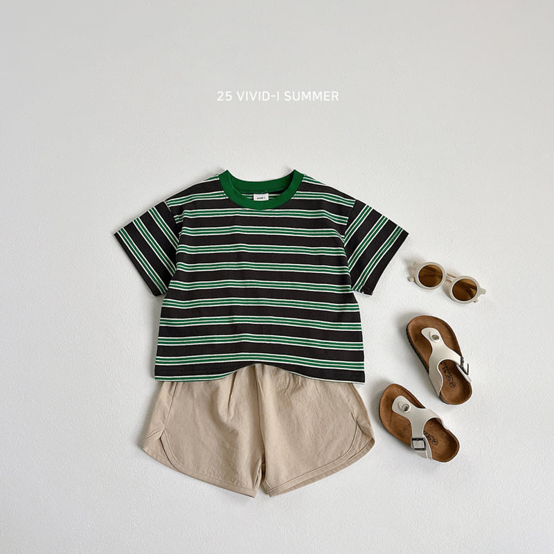 Vivid I - Korean Children Fashion - #magicofchildhood - Cotton Ringer Shorts - 11