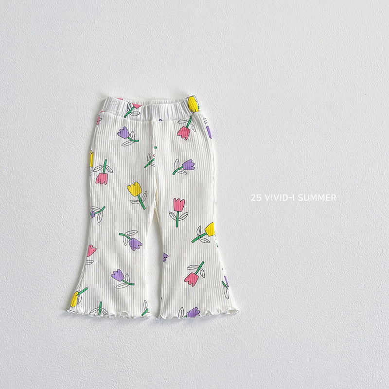 Vivid I - Korean Children Fashion - #magicofchildhood - Pattern Wave Pants - 3