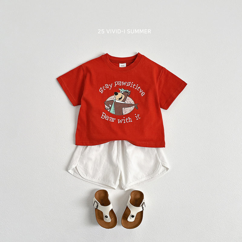 Vivid I - Korean Children Fashion - #magicofchildhood - Crack Bear Tee - 11