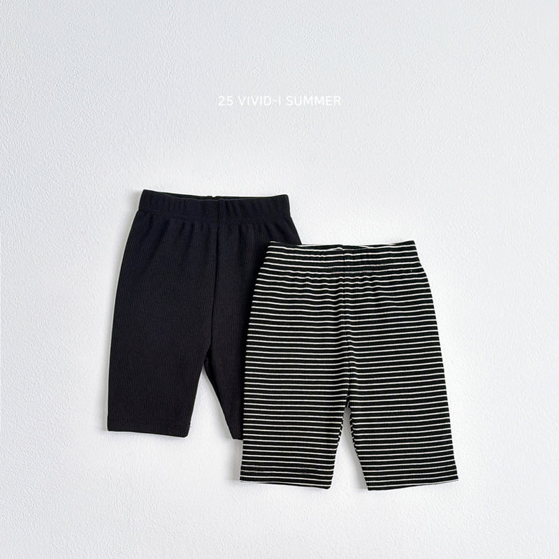 Vivid I - Korean Children Fashion - #littlefashionista - One More Ribbed Leggings - 4