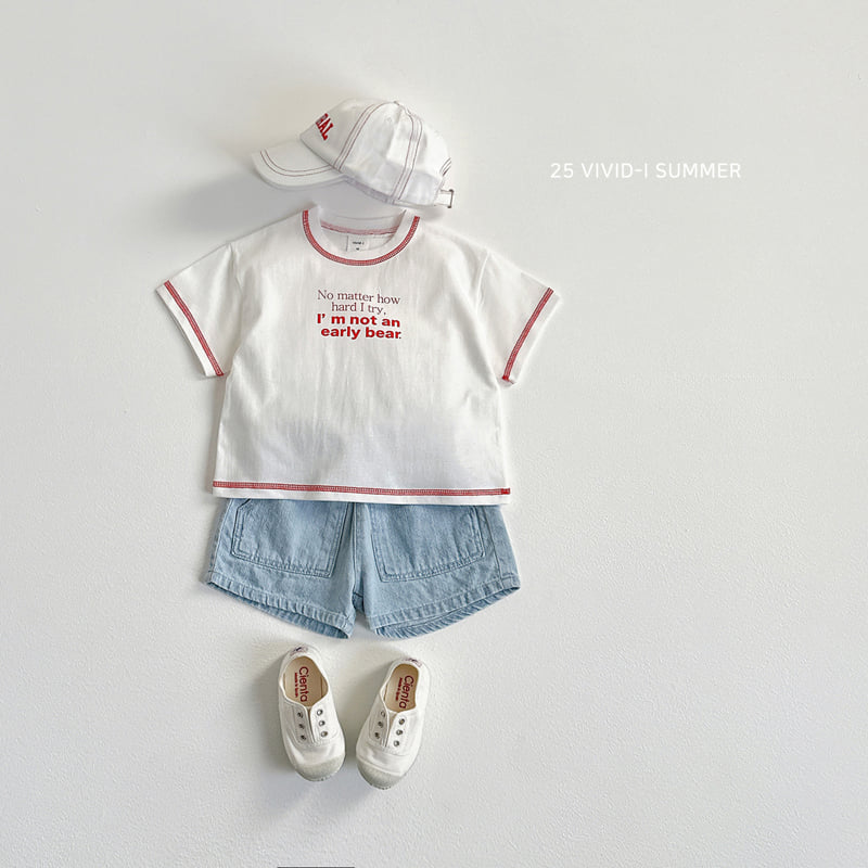 Vivid I - Korean Children Fashion - #magicofchildhood - Short Sleeve Stitch Set - 8