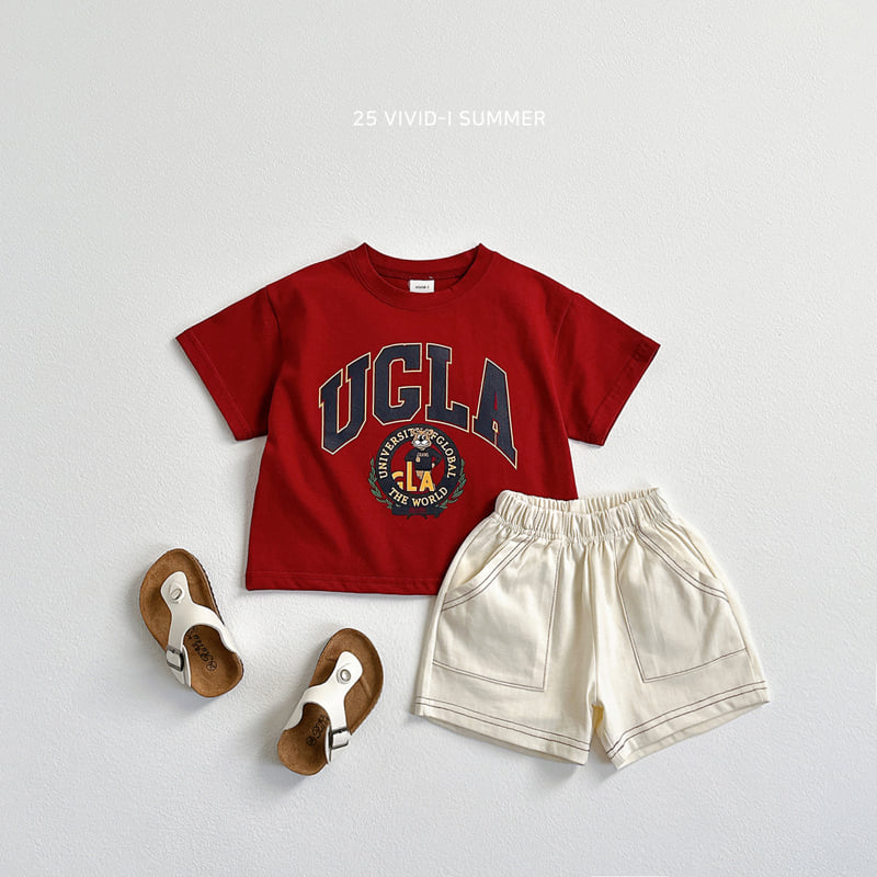 Vivid I - Korean Children Fashion - #magicofchildhood - Cotton Stitch Pocket Shorts - 7