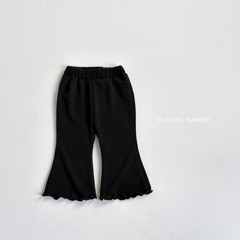 Vivid I - Korean Children Fashion - #magicofchildhood - Soap Ribbed Bootscut Pants - 6