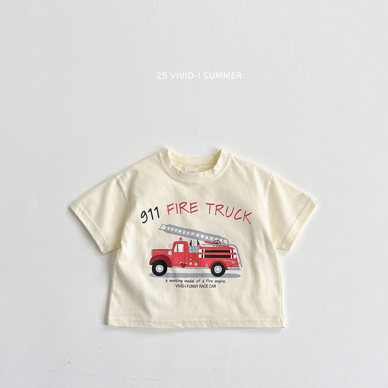 Vivid I - Korean Children Fashion - #magicofchildhood - Car Print Short Sleeve Tee - 5