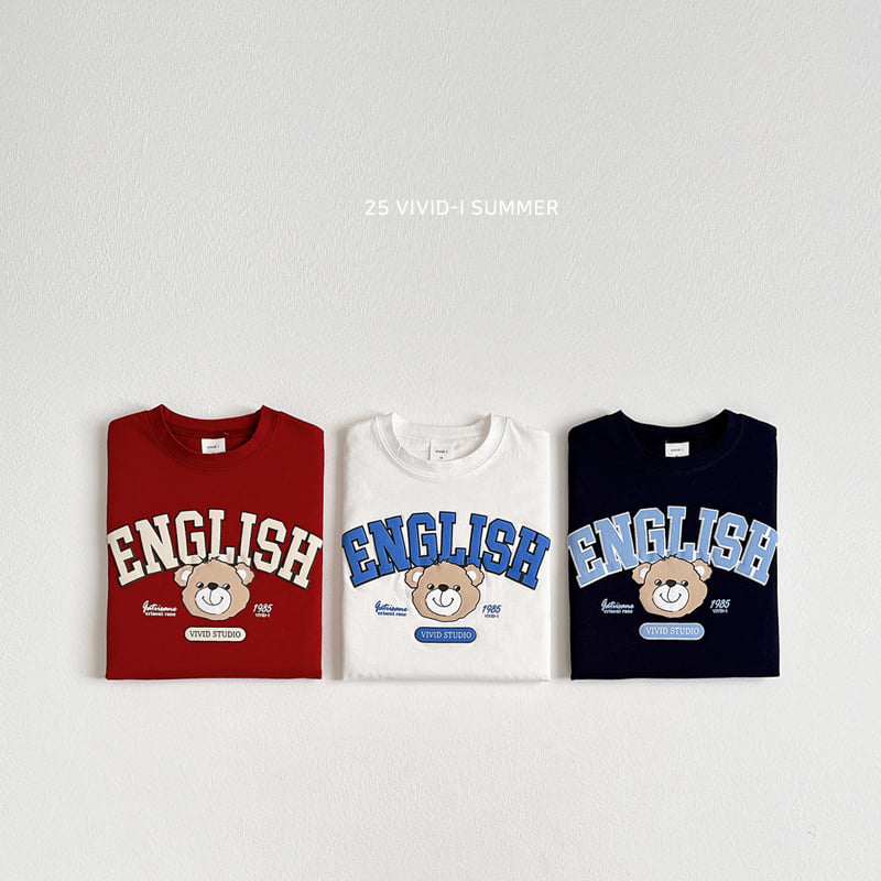 Vivid I - Korean Children Fashion - #littlefashionista - 3D Bear Short Sleeve Tee - 4