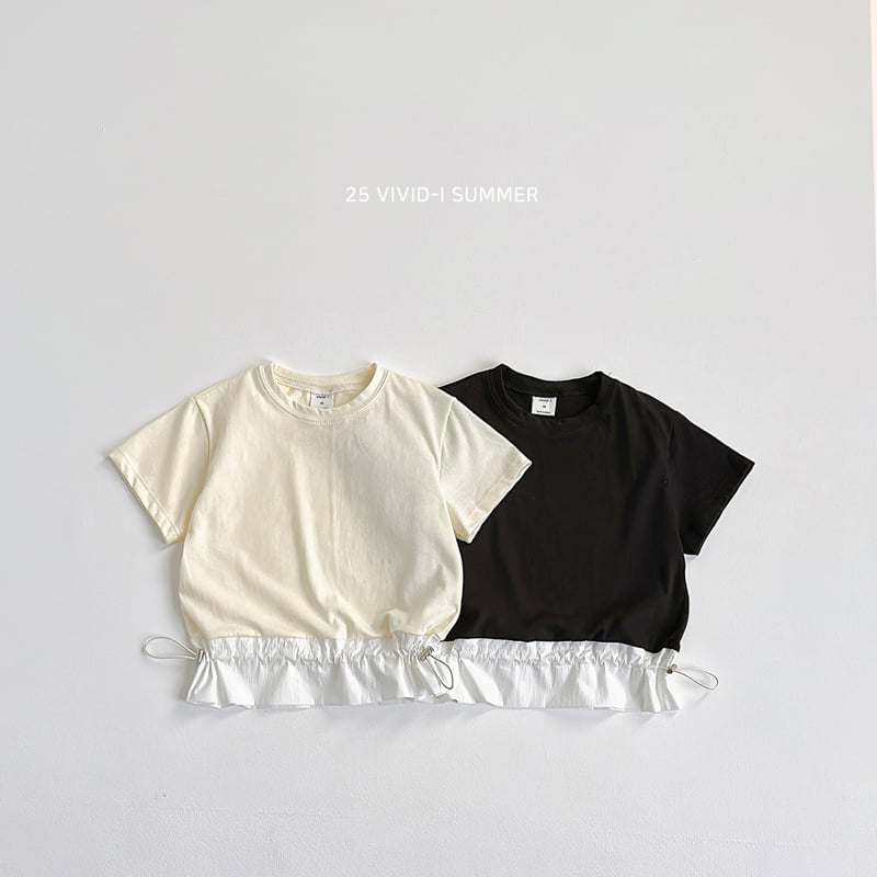 Vivid I - Korean Children Fashion - #magicofchildhood - Bottom String Tee