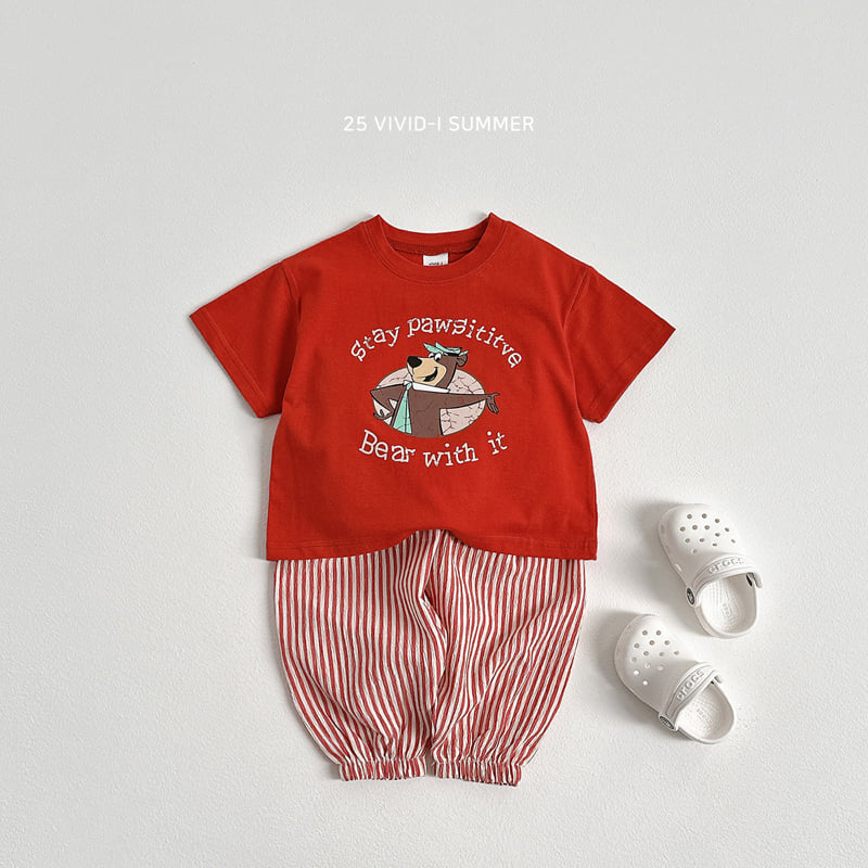 Vivid I - Korean Children Fashion - #magicofchildhood - Vertical Stripe Pants - 11
