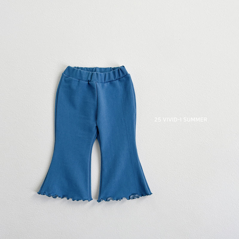 Vivid I - Korean Children Fashion - #magicofchildhood - Diagonal Bootscut Pants - 4