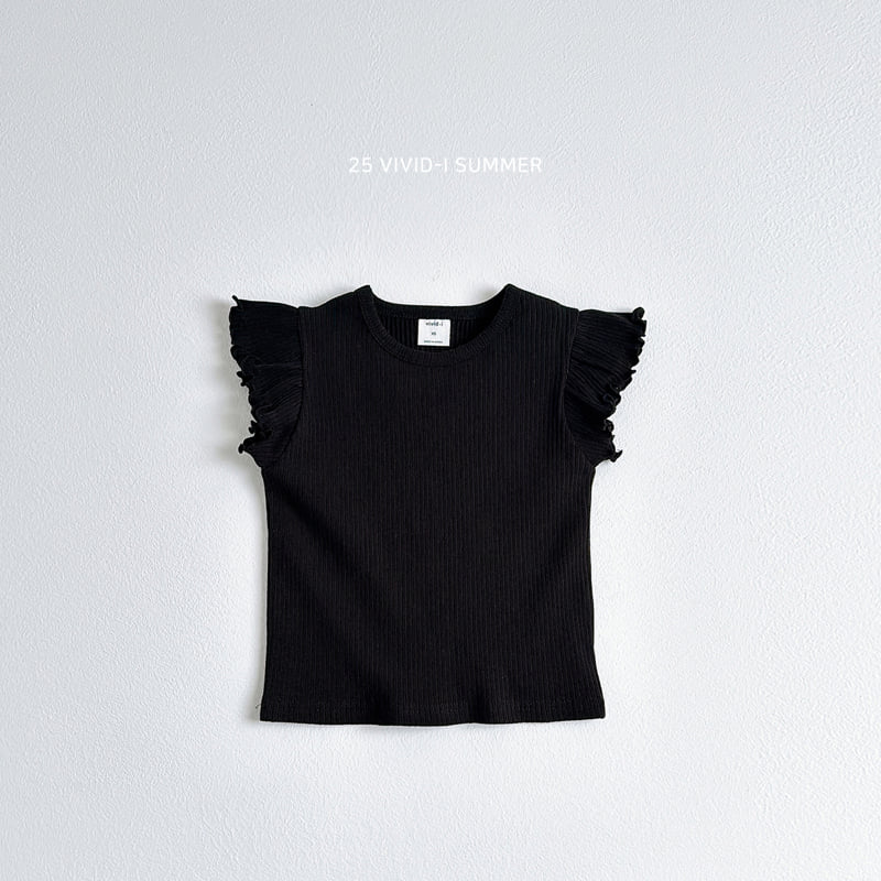 Vivid I - Korean Children Fashion - #minifashionista - Princess Frill Sleeveless Tee - 6